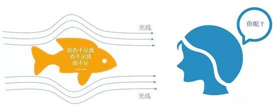 隐身原理示意图