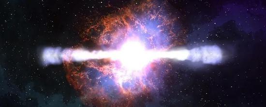 超新星爆发艺术图(图片来源:NASA)