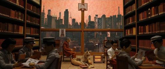 《犬之岛》电影截图,韦斯安德森导演作品