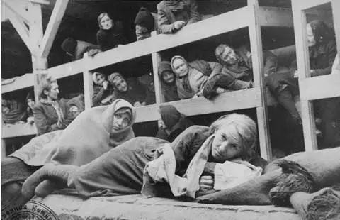▲1945年奥斯维辛集中营 来源:USHMM 美国大屠杀纪念馆