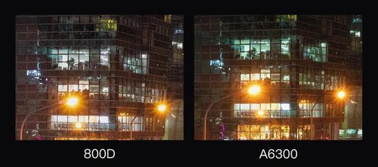 ISO 6400下细节对比