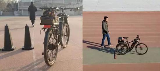 自动行驶自行车演示平台