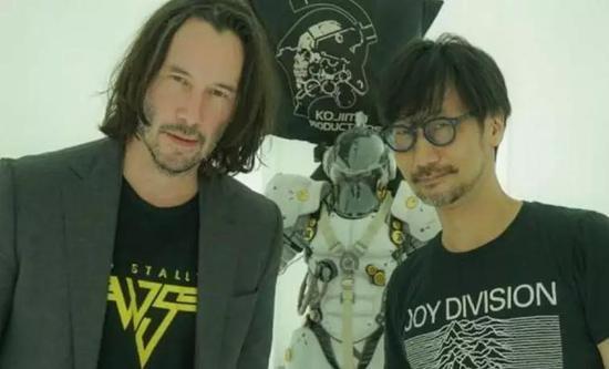 △ 基努里维斯造访小岛秀夫工作室
