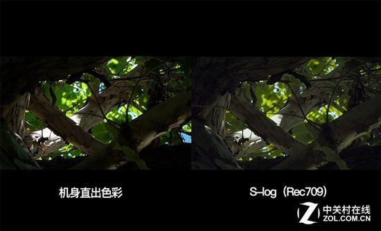 S-log对暗部细节提升有着很大帮助