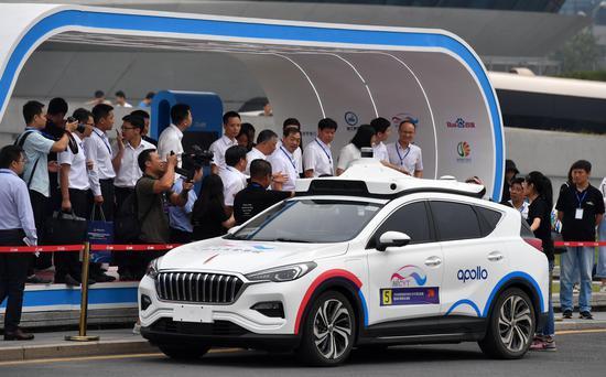百度与红旗联合研发的Robotaxi车型