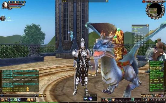 从界面就能看出,《万王之王3》不再那么MUD,而是中规中矩的MMORPG