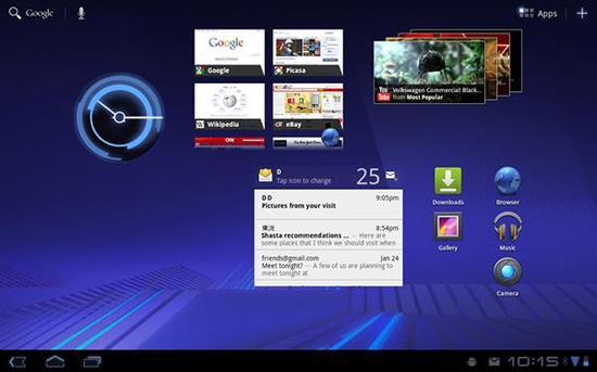 Android 3.0(Honeycomb),图片来源:谷歌开发者平台