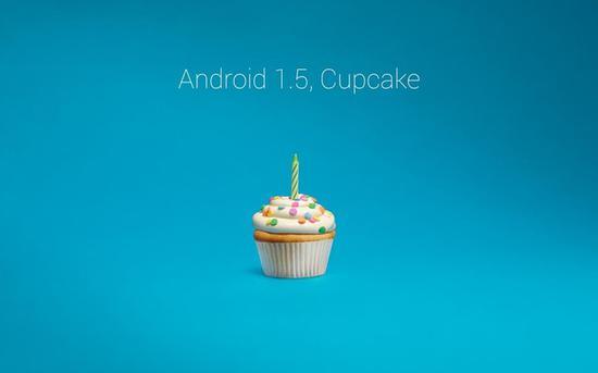 Android 1.5代号为Cupcake(纸杯蛋糕)