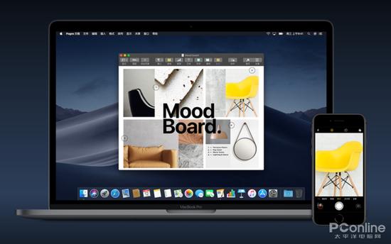 macOS Mojave中的连续互通