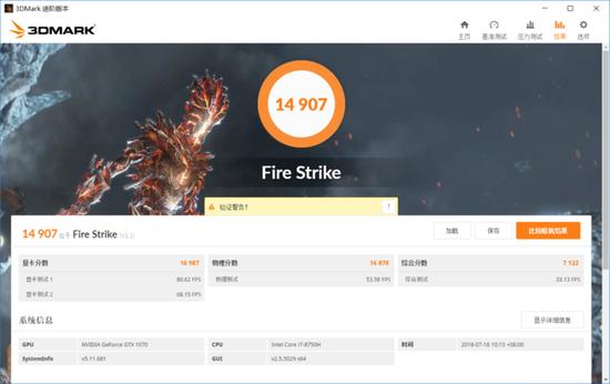 ▲3DMARK Fire Strike