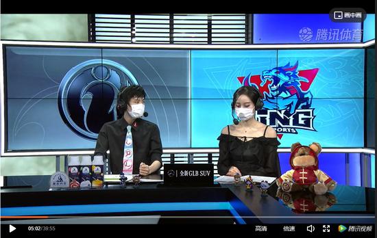 LPL春季赛的比赛直播间。| 截图来源:英雄联盟官方网站