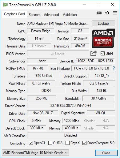 ▲GPU-Z信息