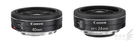 佳能两支饼干头 EF 40mm f/2.8 STM 和 EF-S 24mm f/2.8 STM