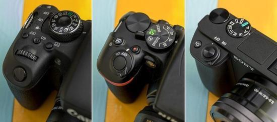 佳能EOS 800D(左)有着最深且最宽的手柄,握持感方面有着不错的体验