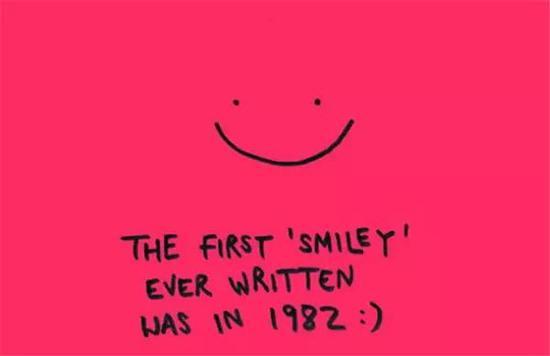 第一个笑脸被画出来是在1982年 : )