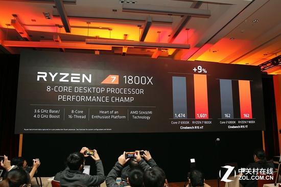 R7 1800X 为代表的锐龙架构横空出世 石破天惊