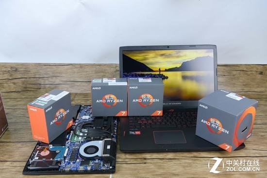 两台锐龙7 1700 游戏本ROG STRIX S7ZC与桌面Ryzen 7系列
