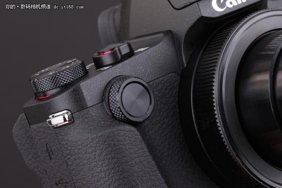 ▲佳能PowerShot G1 X Mark III 前拨轮