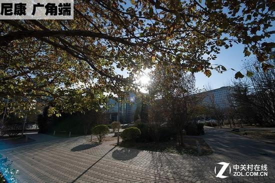 尼康广角端眩光测试