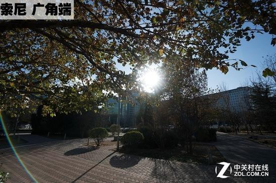 索尼广角端眩光测试