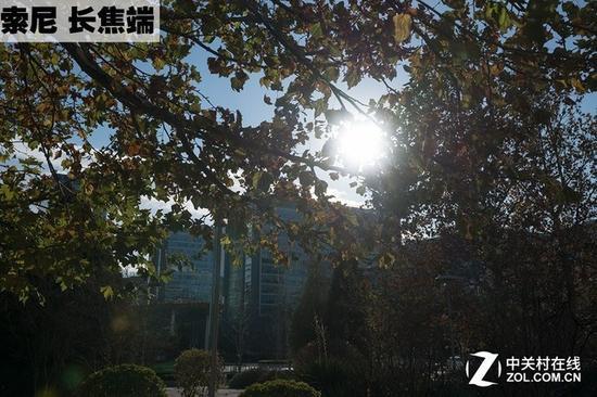 索尼长焦端眩光测试