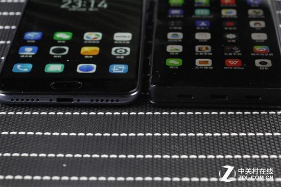 YOTA3墨知版对比中兴Axon M