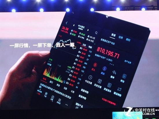 用中兴Axon M炒股