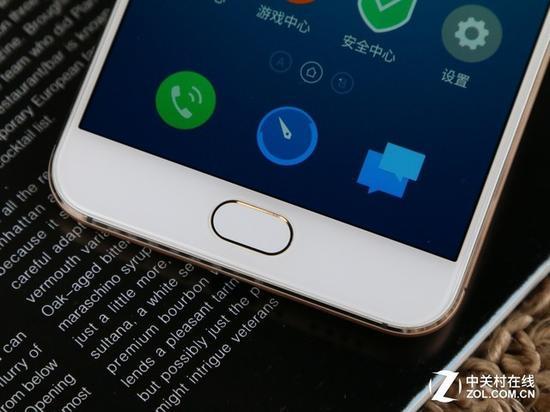 魅族PRO 5的镀膜指纹识别