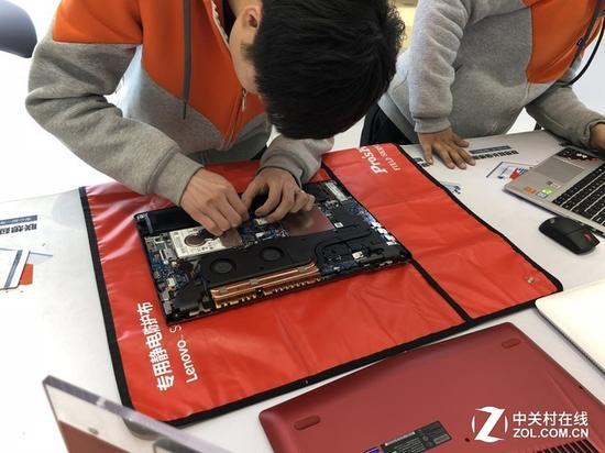 联想维修工程师在现场没有顺利解决问题后进行后台维修