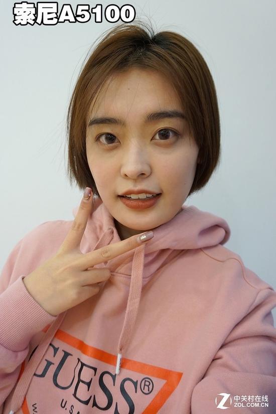 索尼A5100自拍效果