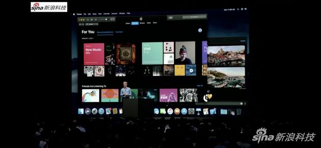黑色UI的macOS
