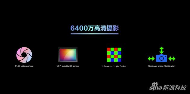 麦芒9采用6400万像素主摄