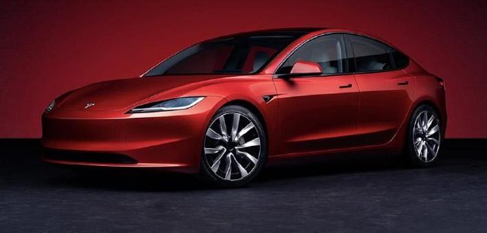 新特斯拉Model 3高性能版实拍图曝光