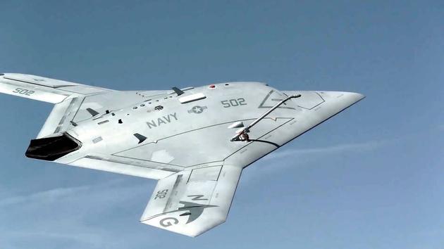 ▲ X-47B 具有极佳的隐身性能和战场生存能力。 图片来自:YouTube