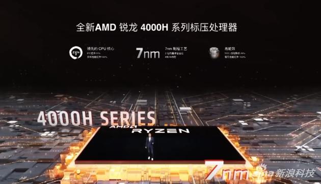 搭载AMD 7nm的锐龙7 4800H处理器