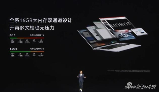 全系标配大内存