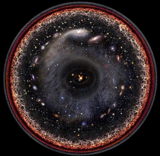 这位艺术家将整个宇宙浓缩到了一张图画中。