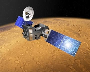 图5 “ExoMars 2016”火星任务中的轨道器(图片来源:欧空局, D. Ducros)
