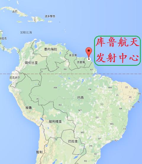 库鲁航天发射场是法国目前唯一的航天发射场,也是欧空局开展航天活动的主要场所,位于南美洲东北部,为法国海外最大的省份法属圭亚那。