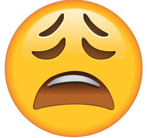 图为疲惫、心好累的表情。