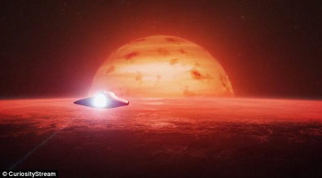 “在这颗行星上,一年只有短短36天。”霍金指出。“它的大气可能非常稠密,就像一层超级浓厚的雾,笼罩在地表之上。甚至还会更糟,它的引力可能和中央恒星差不多。而且,它的其中一面始终正对着太阳,不适合进行户外行动。”