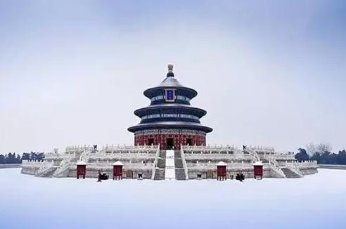 2016北京天坛初雪雪景