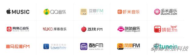 支持的在线流媒体