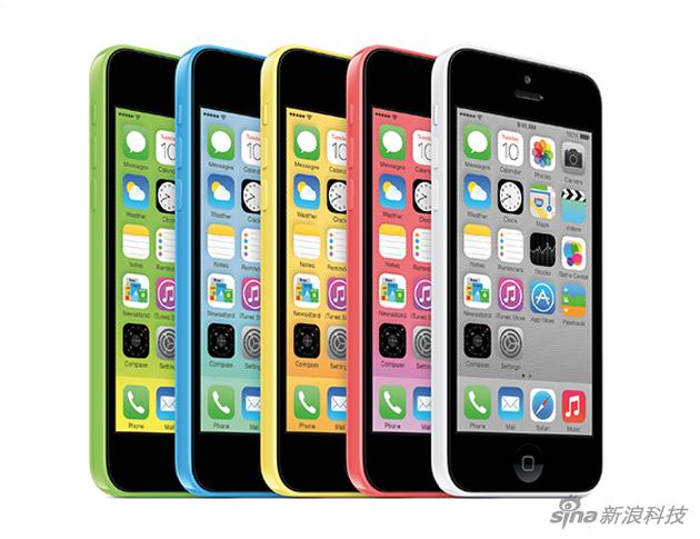 多彩的iPhone 5c