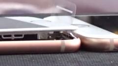 iPhone 8 Plus充电中突然膨胀：女果粉当场吓蒙