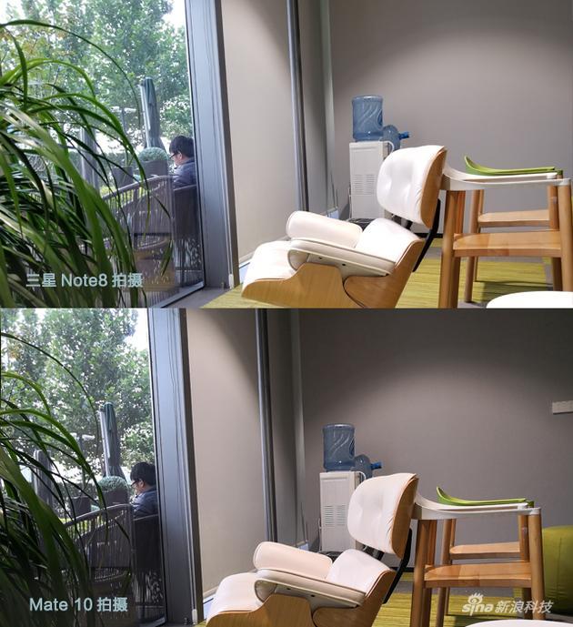 室内弱光 三星色彩更准 华为曝光控制更好