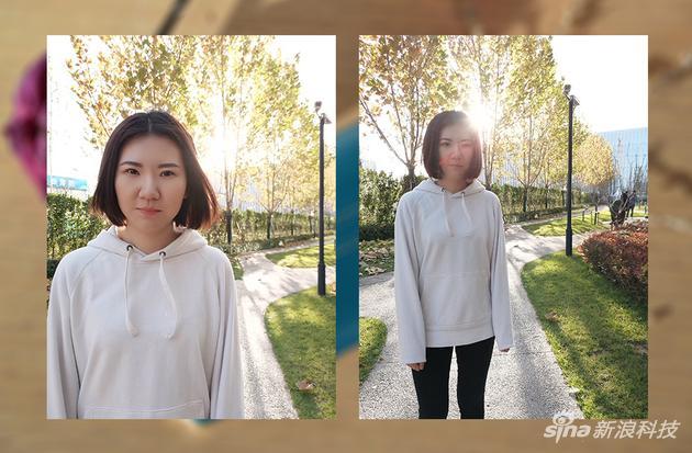 美图V6拍摄逆光样张