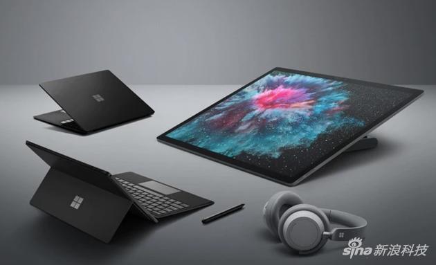 微软发布“暗黑系”Surface全家桶