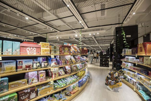 谦寻文化的内部商店,摄于2020年5月25日