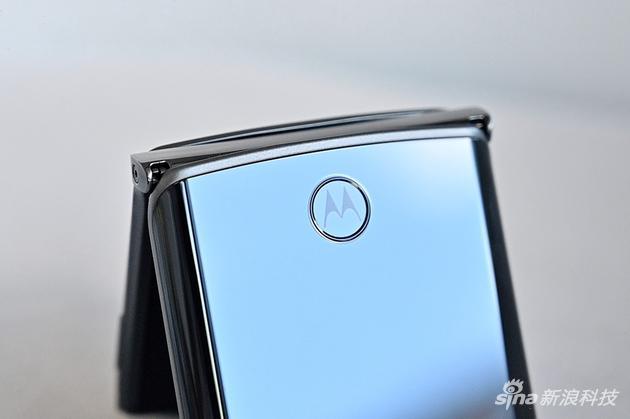 指纹识别和摩托罗拉标志二合一